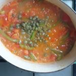 Braadpan met tomaten en kappertjes
