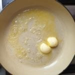Boter in een pan smelten