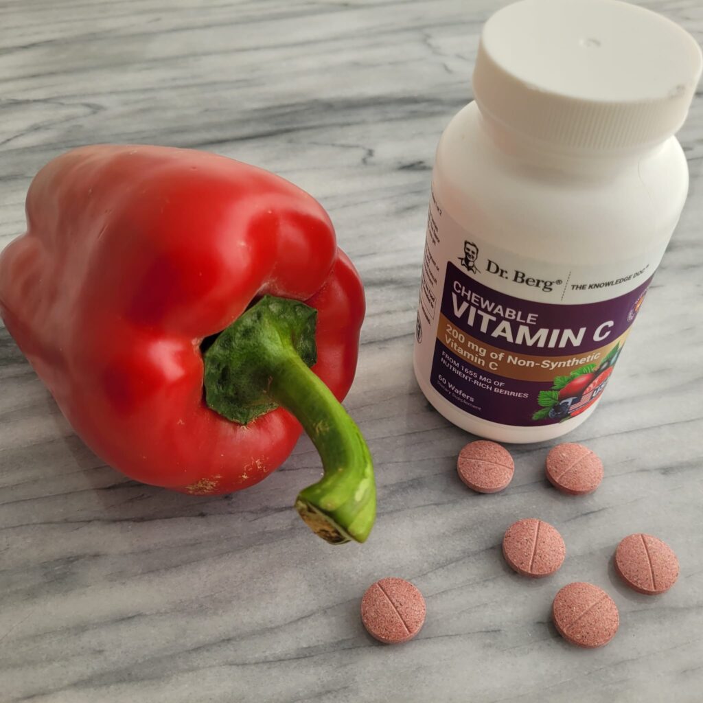 rode paprika bevat veel vitamine C