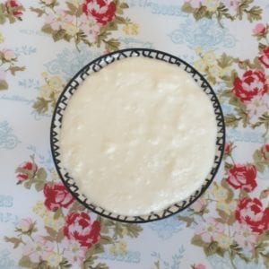 Keto rijstepudding