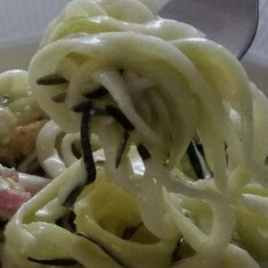 Lekkere keto courgette spaghetti