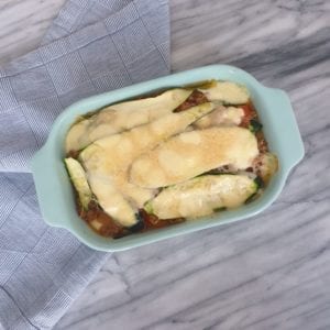 Courgette lasagna
