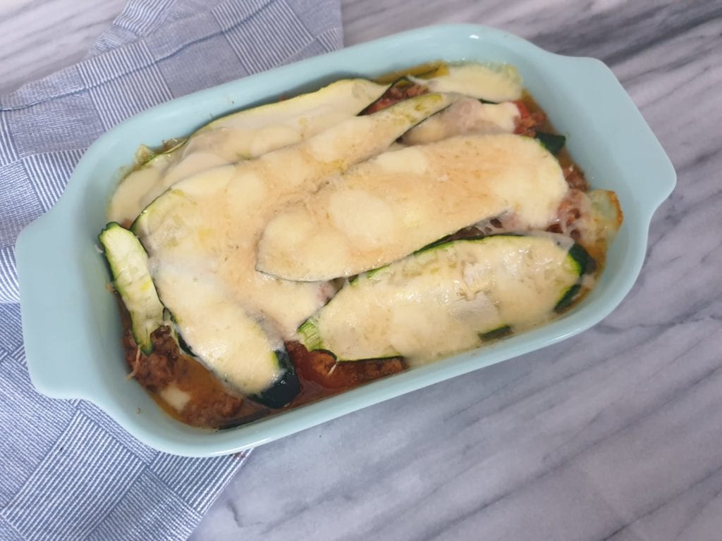 Ovenschaaltje met lasagna