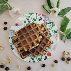 Wafels met hazelnootmeel