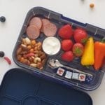 Blauwe lunchdoos pubers