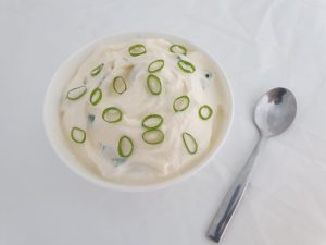 Creme fraiche dip met bosui