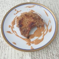 ribkarbonade met paprikasaus