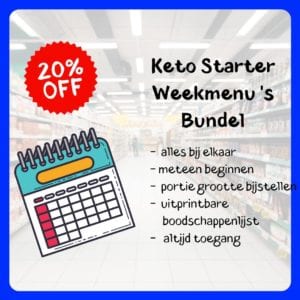 Keto Starter Weekmenu bundel winkel