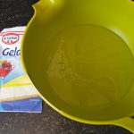 gelatine in koud water oplossen