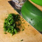 fijngehakte platte peterselie