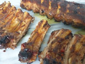 Amerikaanse spare ribs in zoet-zure saus