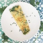 Keto omelet met tuinkruiden