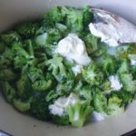 Braadpan met broccoli en mascarpone