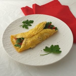 keto groenten omelet