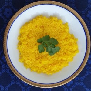 saffraan konjac rijst