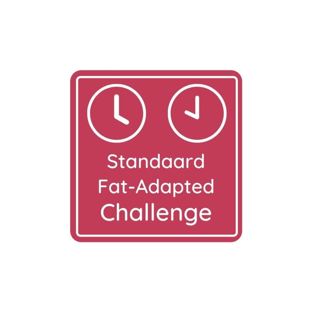 standaard fat-adapted challenge