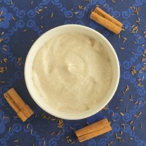 Kommetje met Ras-el-Hanout dip