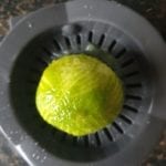 Limoen op citruspers