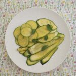 Courgette salade met citroenolie