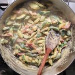 Courgette penne alla carbonara 2