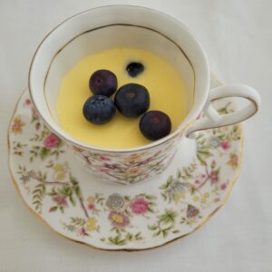 Panna cotta met bosbessen 1